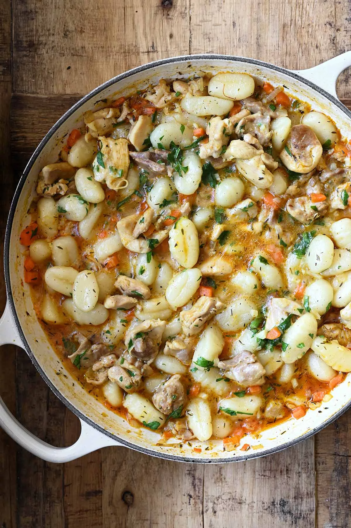 eenpans gnocchi met kip