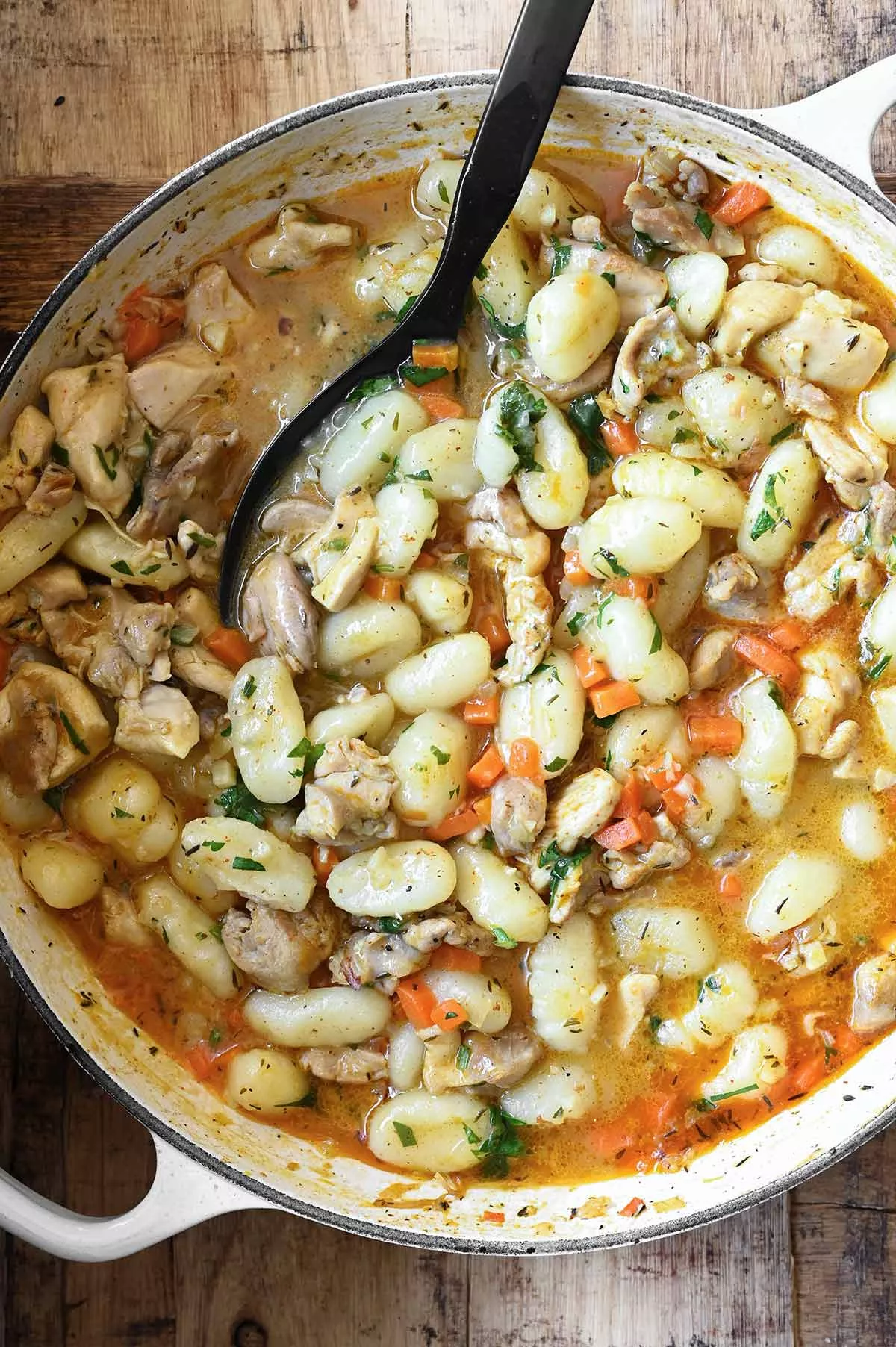 eenpans gnocchi met kip
