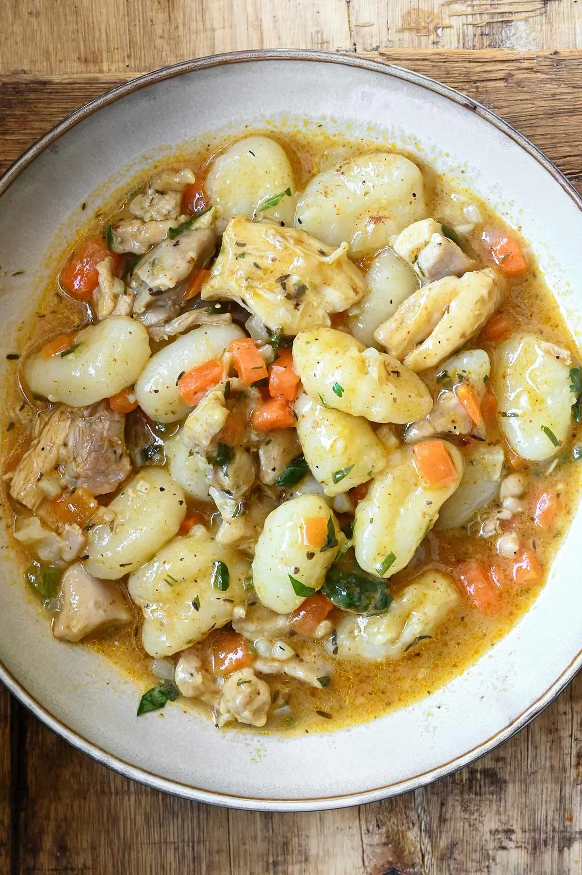 eenpans gnocchi met kip
