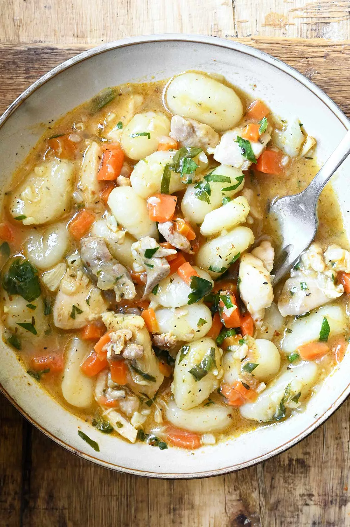 eenpans gnocchi met kip