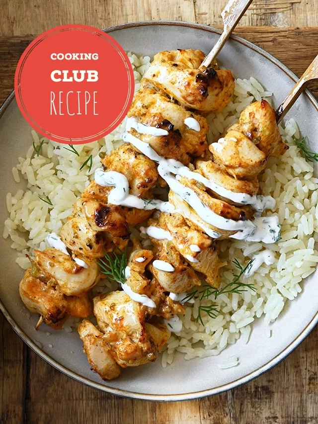 greek chicken skewers