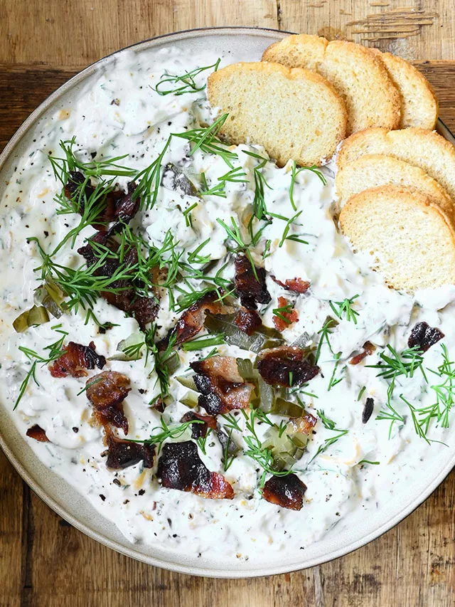Loaded Dill Pickle Ranch Dip