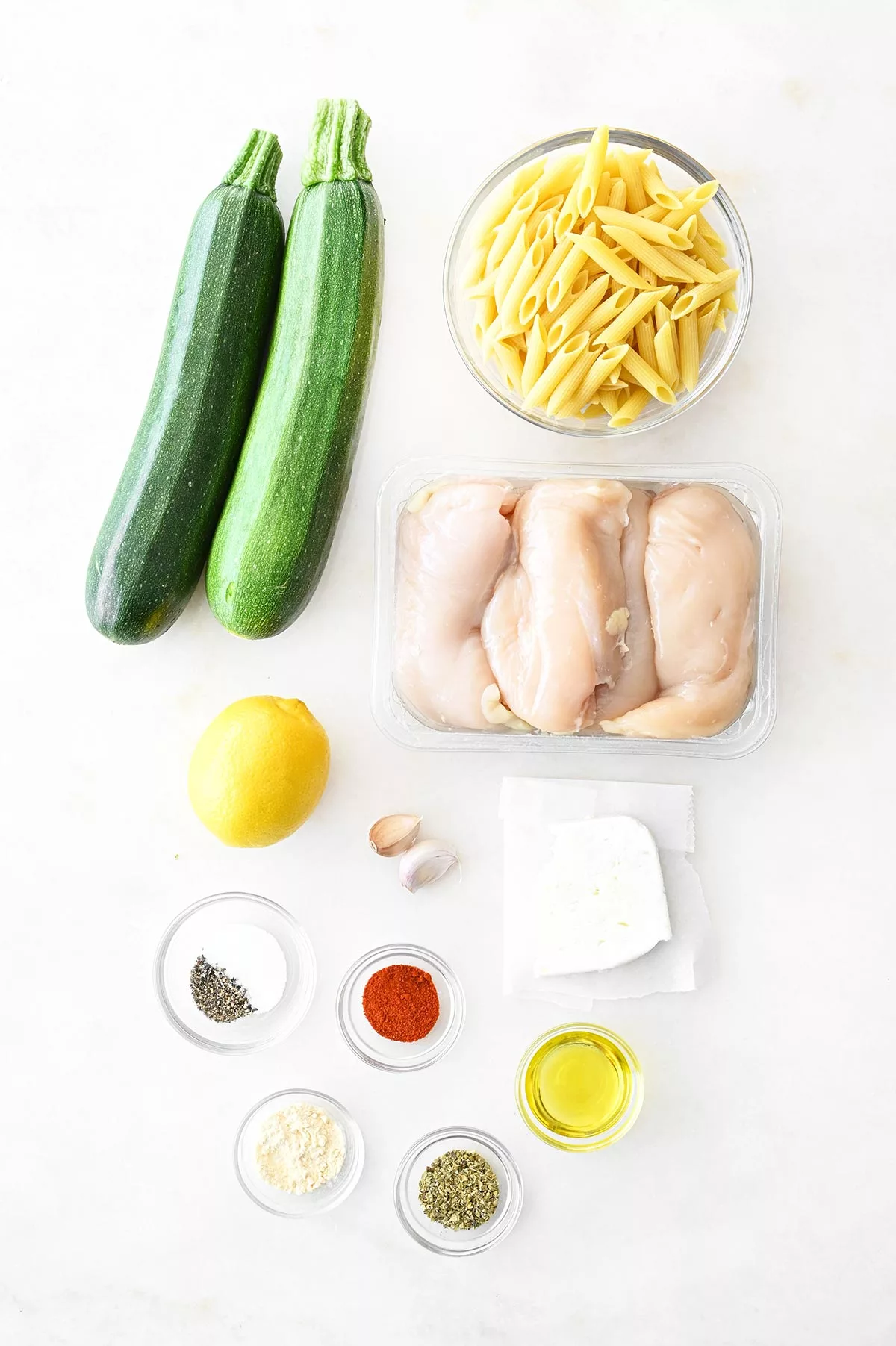 lemon chicken zucchini pasta