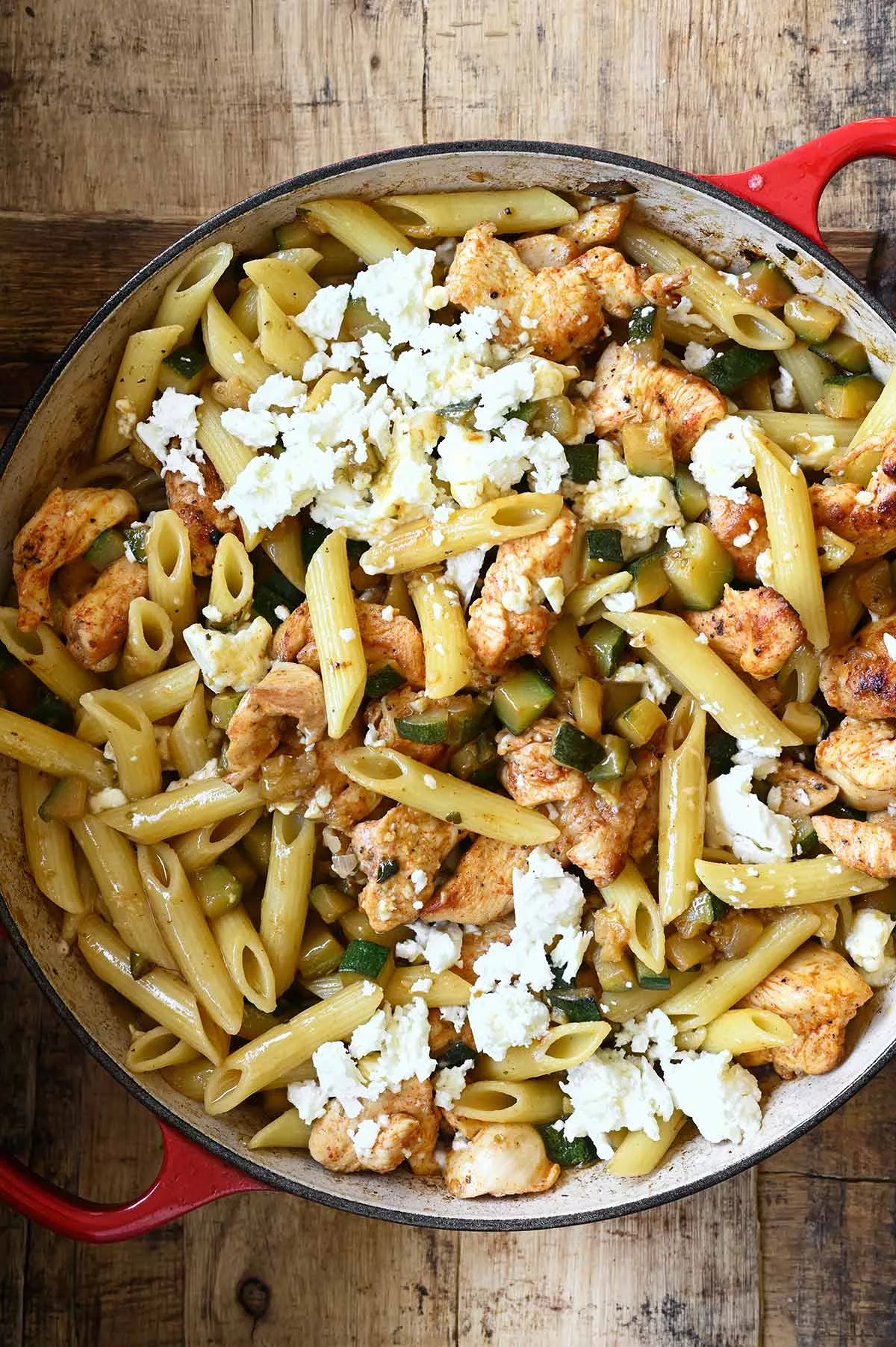 lemon chicken zucchini pasta