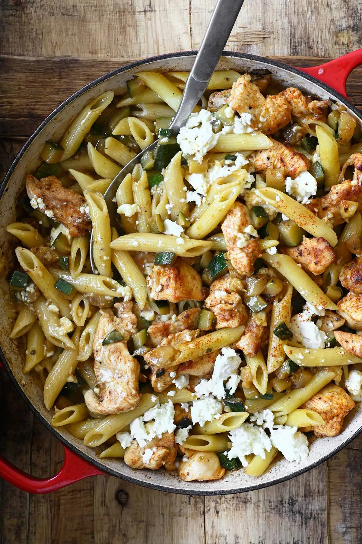 lemon chicken zucchini pasta