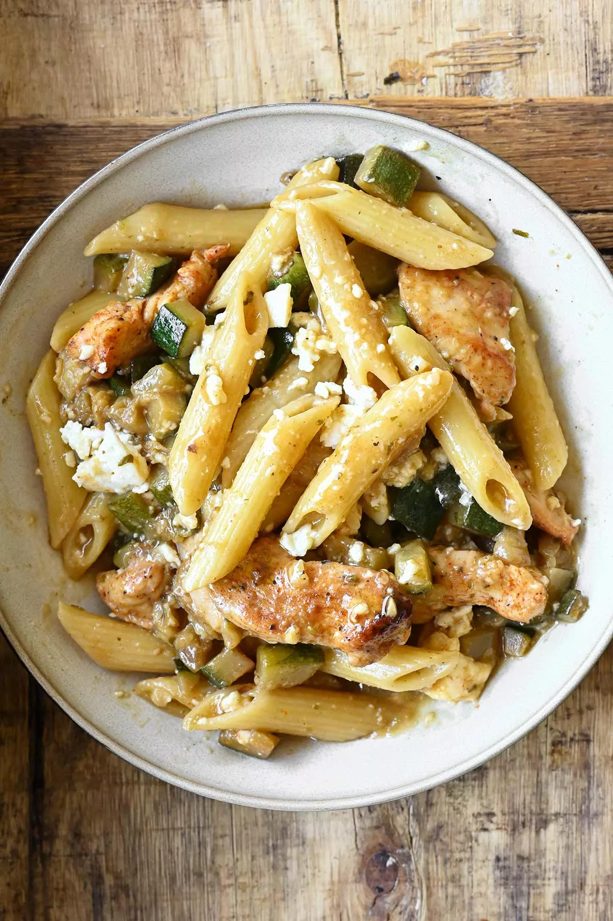 lemon chicken zucchini pasta