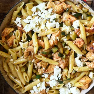 lemon chicken zucchini pasta