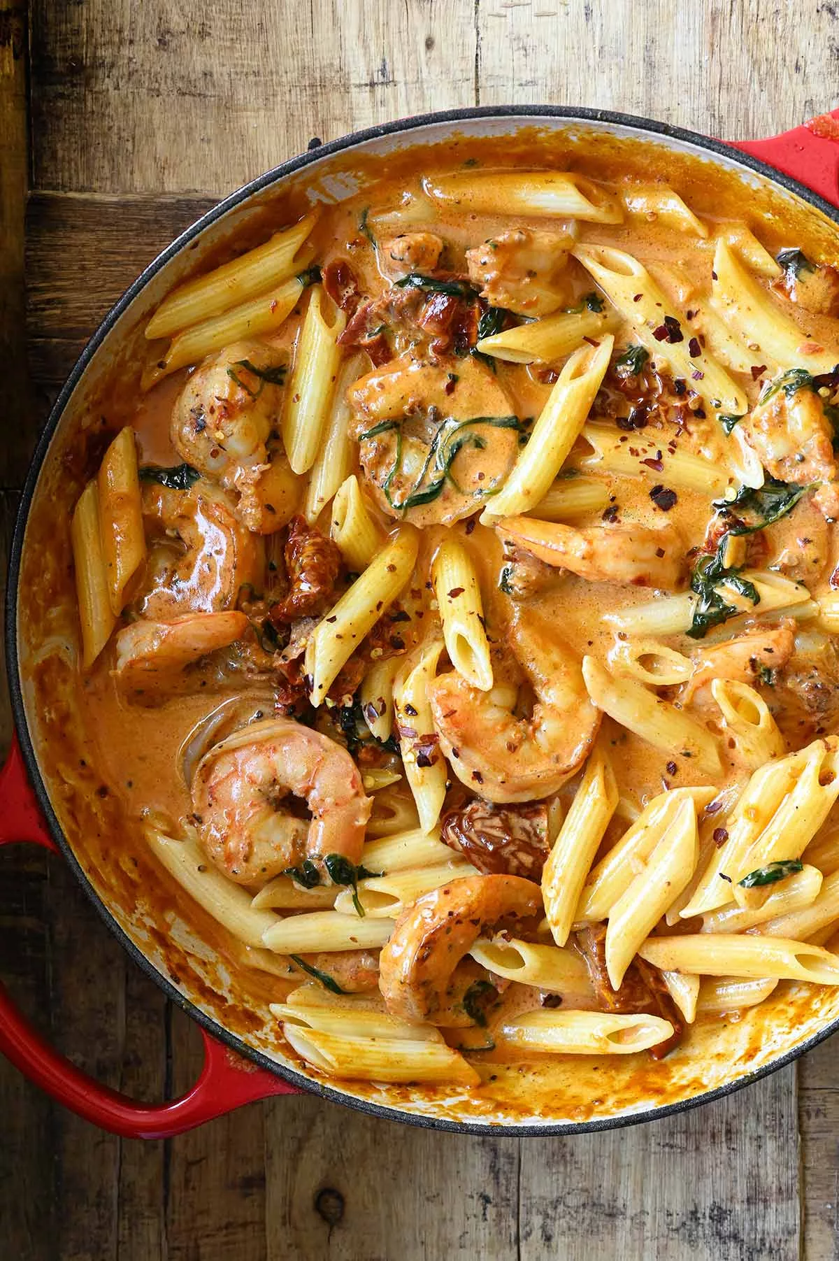 tuscan shrimp pasta