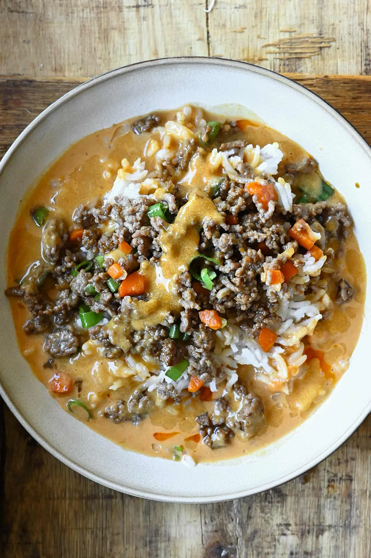 japanese ground beef curry bowls