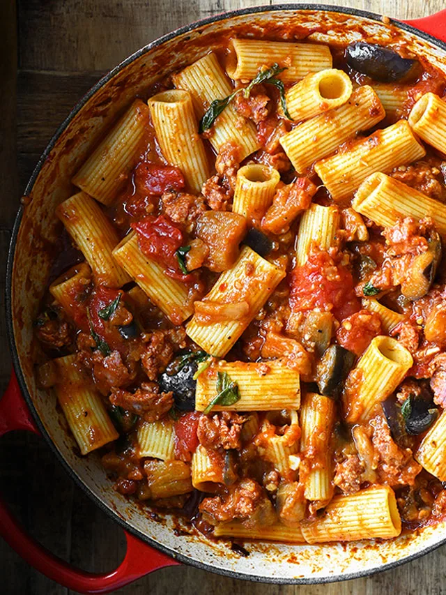 Sausage Pasta alla Norma