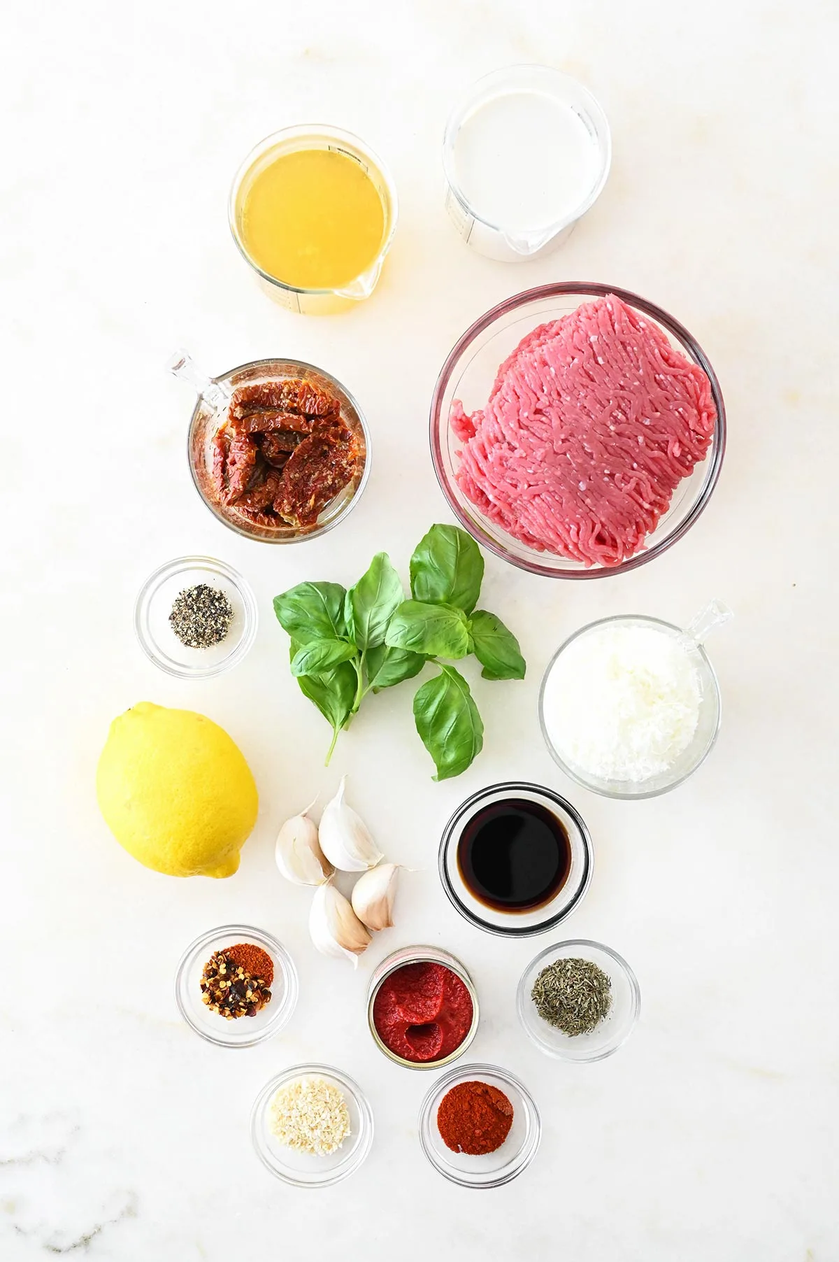 marry me ground beef bowls