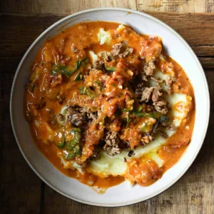 marry me ground beef bowls