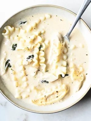 chicken alfredo soup