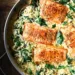 one skillet salmon with lemon orzo