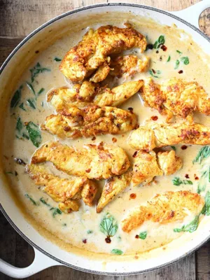 coconut basil chicken