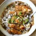 sticky hoisin chicken rice bowls